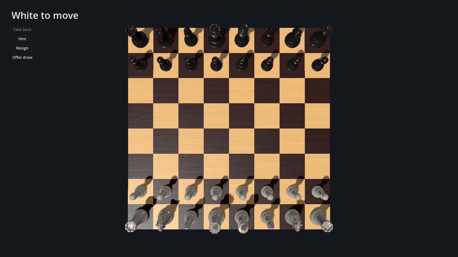 Grandmaster's Gambit — a top-down view of the board