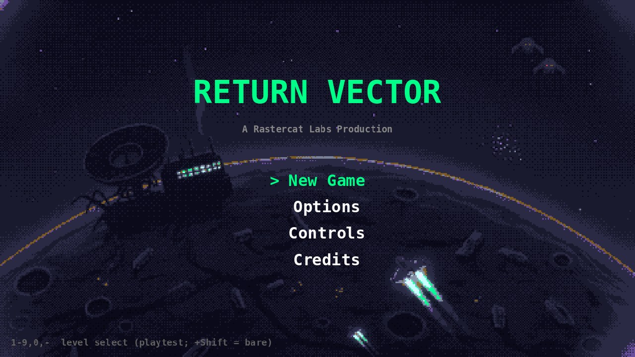 Return Vector — main menu